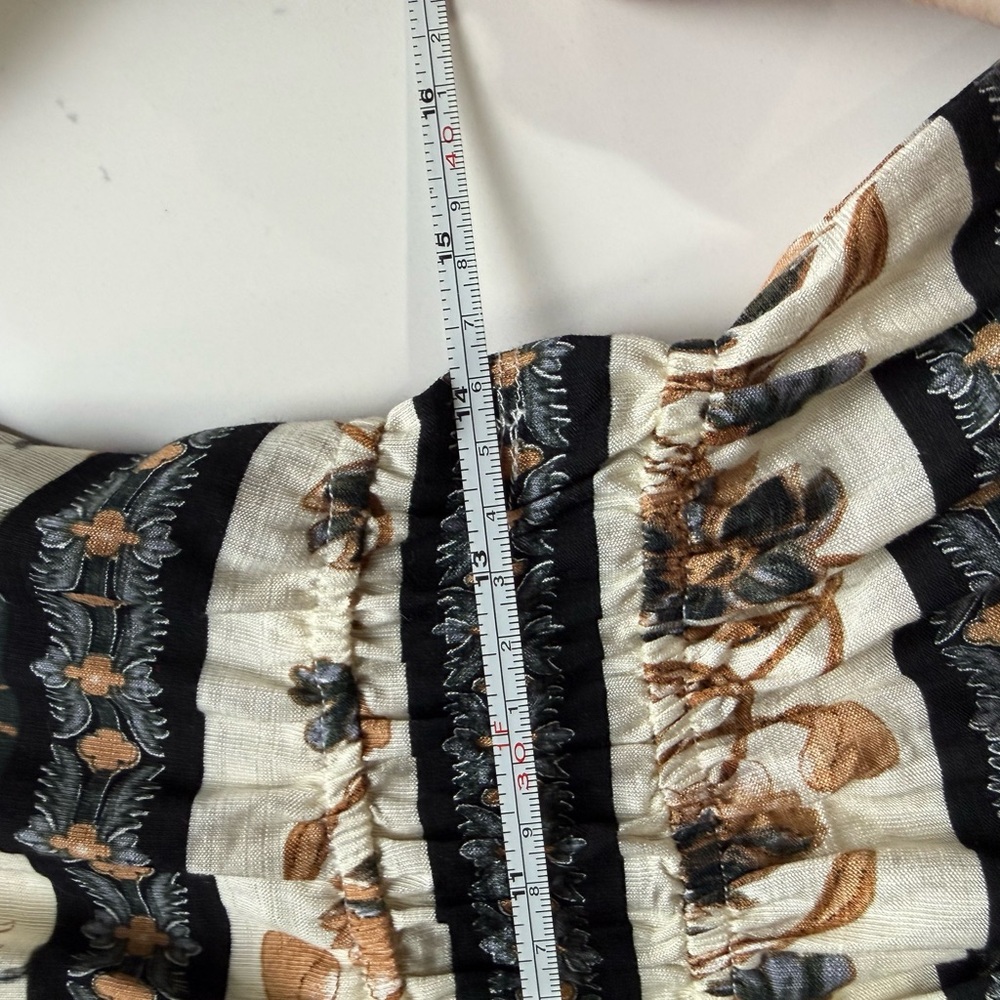 The Cynthia Ruffled Boarder Midi Dress - L - Picture 12 of 15